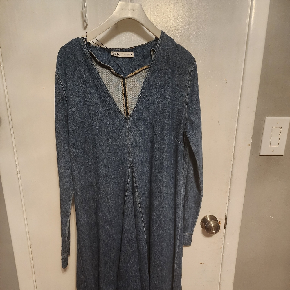 Zara Denim Maxi